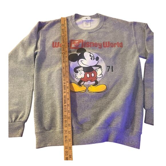 Mickey Mouse Gray Sweatshirt Walt Disney World-Size Small - Picture 4 of 5